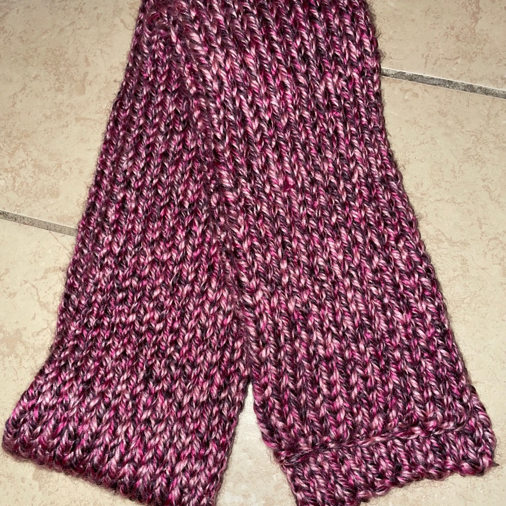 Handmade double stitch loom scarf 🧣